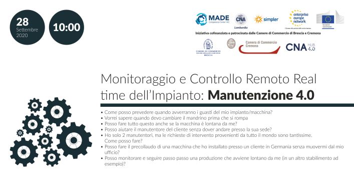 Webinar Manifattura 4.0