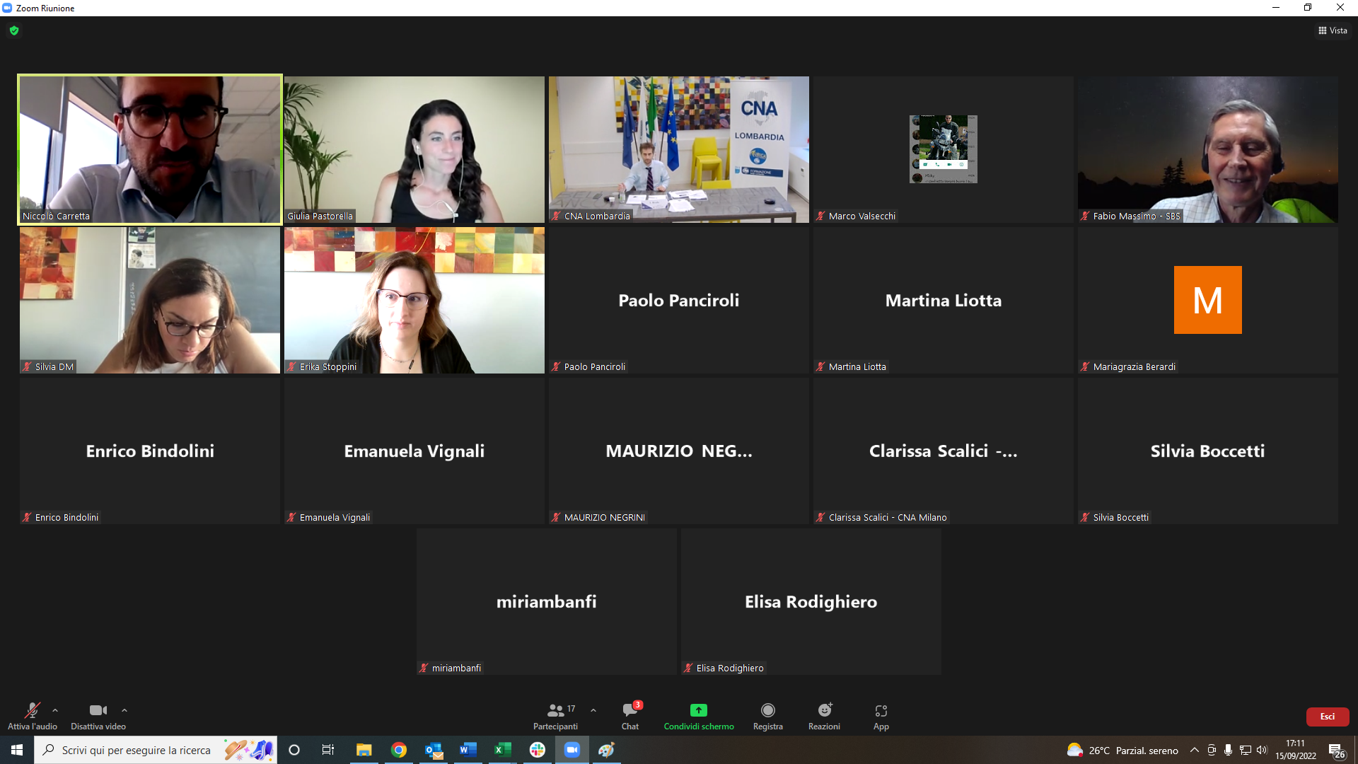 screen 9 azioni