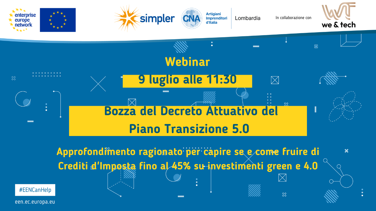 Bozza del Decreto Attuativo del Piano Transizione 5.0