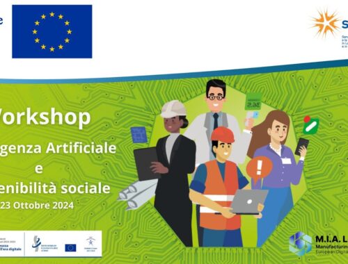 Workshop - Intelligenza artificiale e sostenibilità sociale - 23 ottobre 2024
