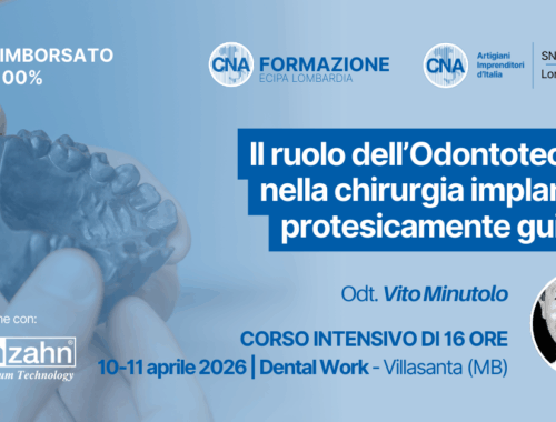 Chirurgia implantare guidata: corso per Odontotecnici a Monza